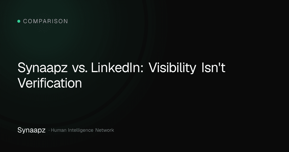 Synaapz vs. LinkedIn comparison